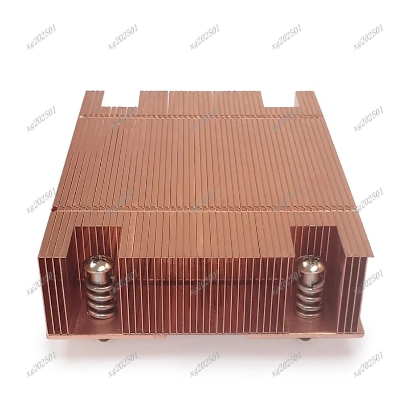 Cpu Heatsink - Zuiver koper 1U CPU-koellichaam met VC-kaart