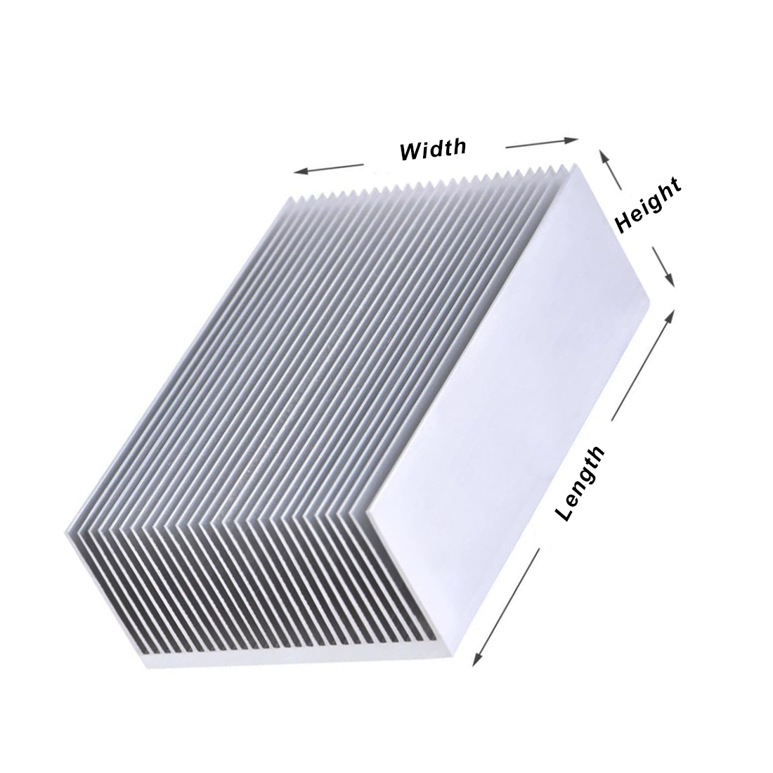 DIY Koeler Aluminium Heatsink  - Heatsink recensie en prijs