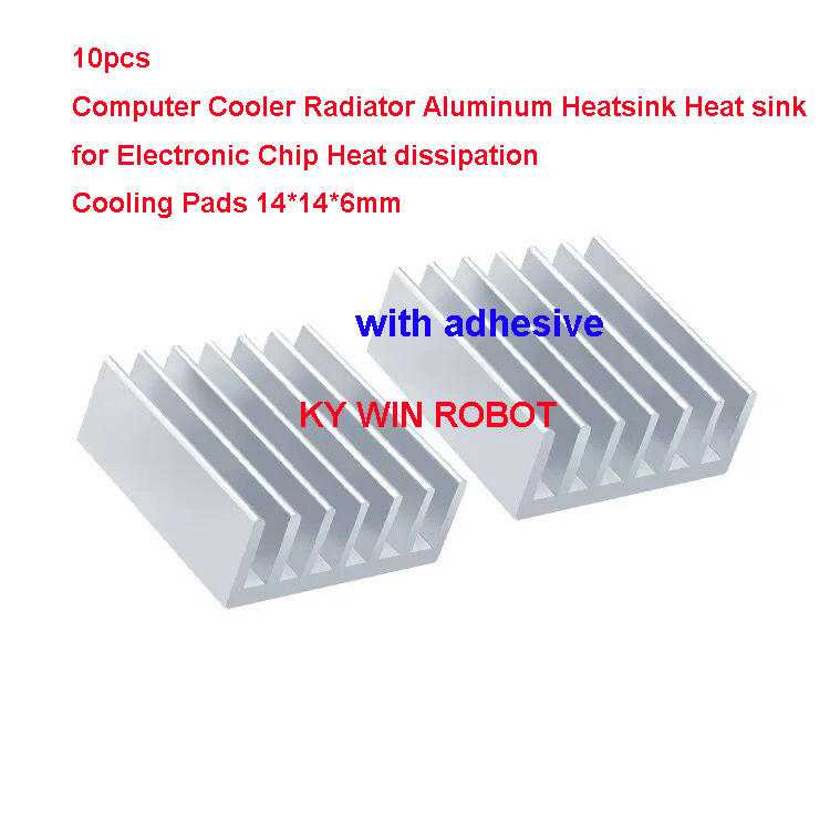 10 stuks mini zelfklevende alu - Heatsink recensie en prijs