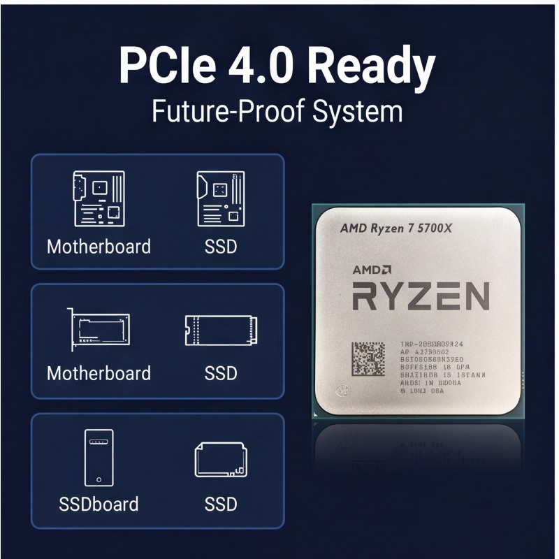 AMD Ryzen 7 5700X Processor vo - Cpu Fan recensie en prijs