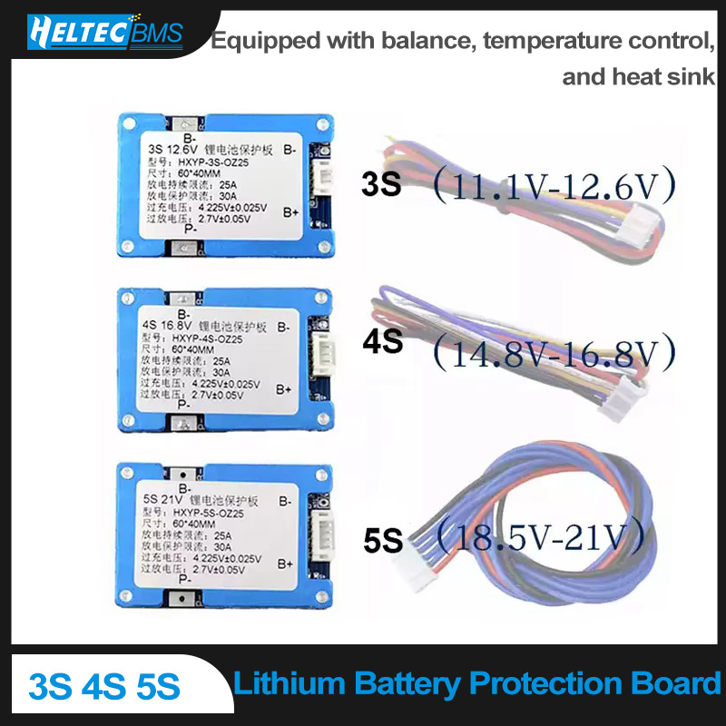 3S 4S 5S 25A BMS 18650 Lithium - Heatsink recensie en prijs