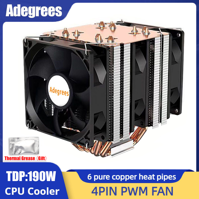 6 Heatpipe CPU Koeler 4Pin PWM - Air Cooler Cpu recensie en prijs