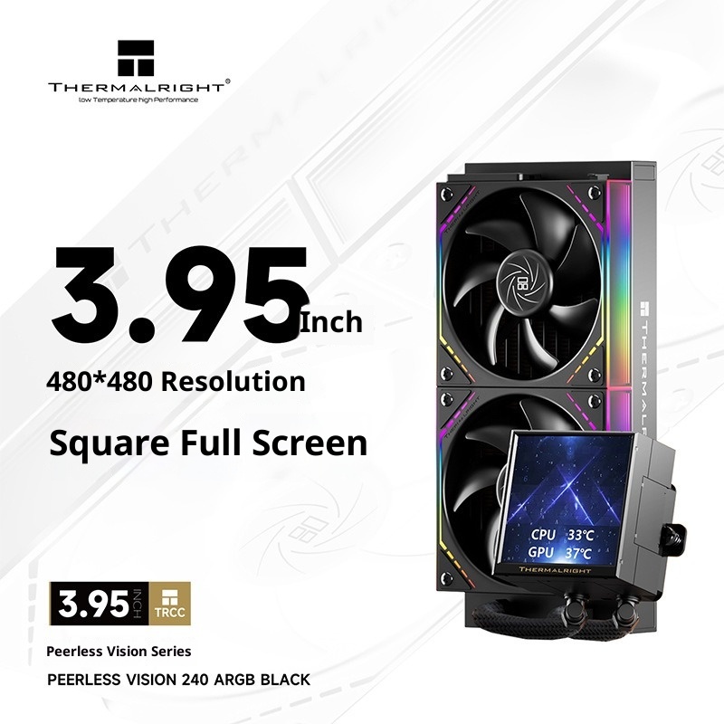 3,95 inch vierkant IPS LCD 240 - Aio Liquid Cooler recensie en prijs