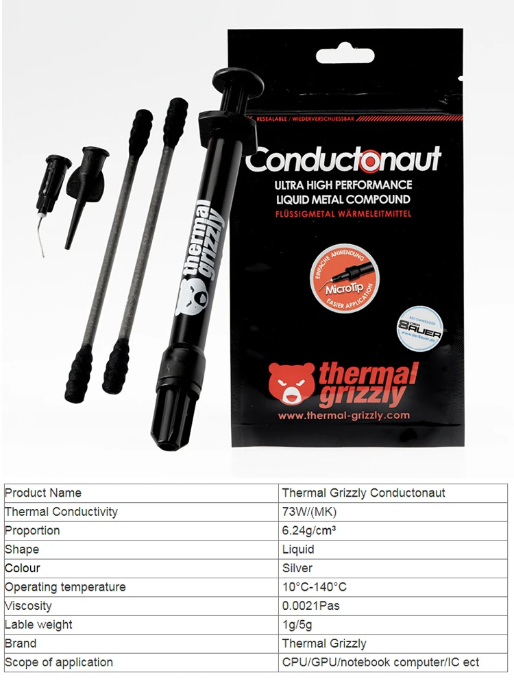 Hoogwaardige thermisch geleide - Thermal Paste recensie en prijs