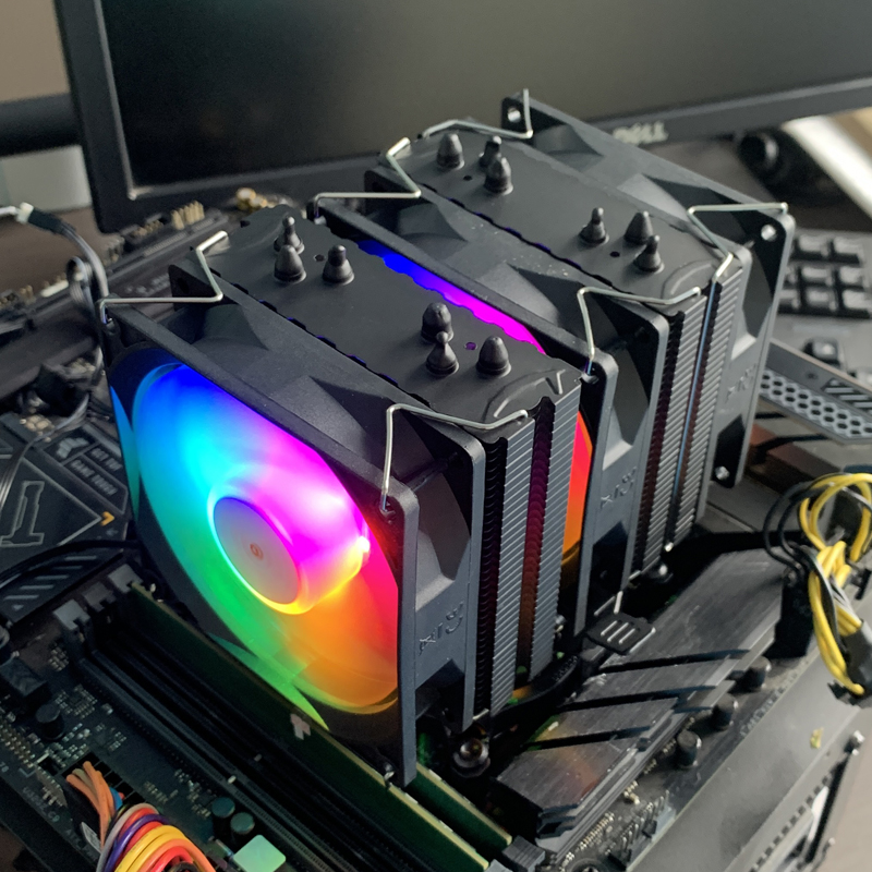 RGB CPU-koeler AM4 6 Heat Pipe - Cpu Heatsink recensie en prijs