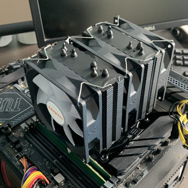 RGB CPU-koeler AM4 6 Heat Pipe - Cpu Heatsink recensie en prijs