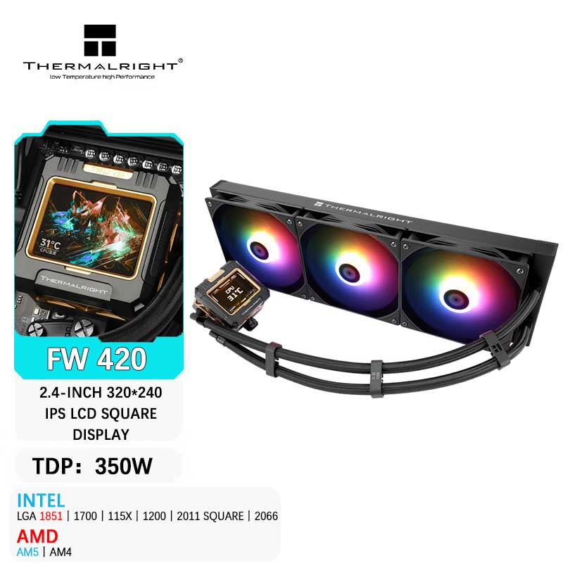 Thermalright FW 420 Alles-in-é - Aio Liquid Cooler recensie en prijs