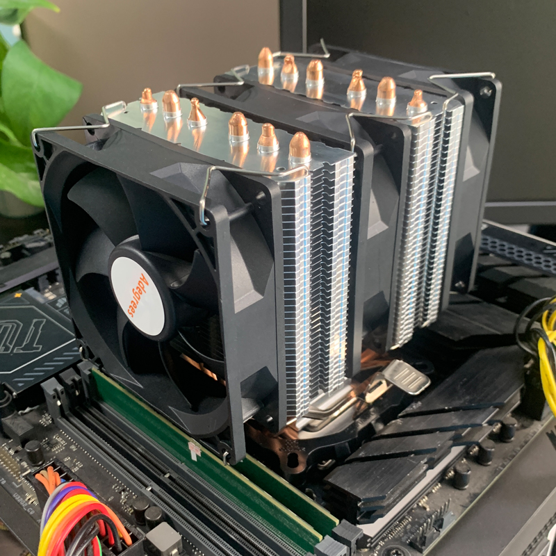 6 Heatpipe CPU-luchtkoeler, 4- - Air Cooler Cpu recensie en prijs
