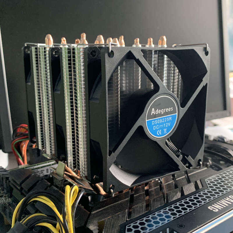 6 Heatpipe CPU-luchtkoeler, 4- - Air Cooler Cpu recensie en prijs